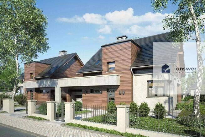 BLIŹNIAK ODDZIELONY GARAŻAMI - ŚCINAWA