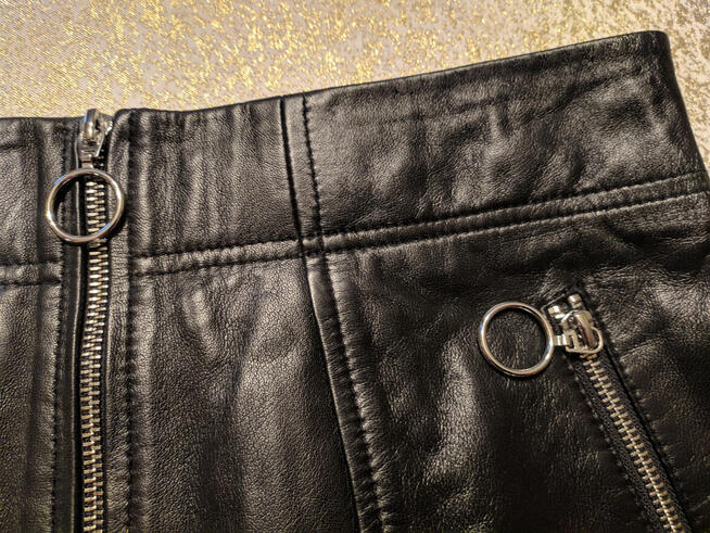 Spódnica skórzana Ochnik, rozmiar S