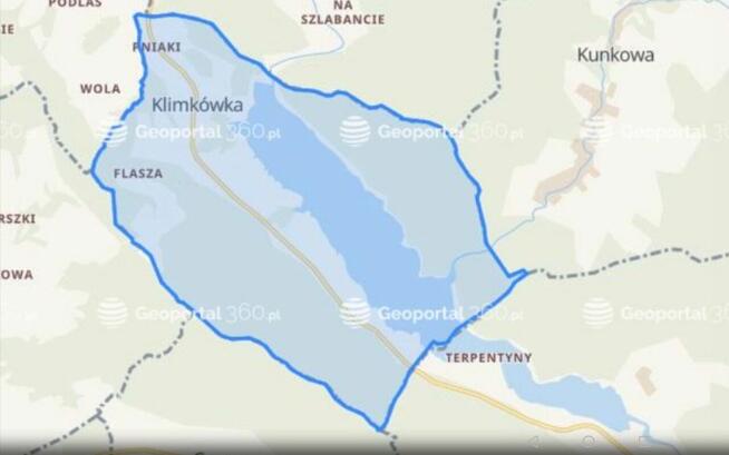 Działka w górach nad jeziorem Klimkowskim