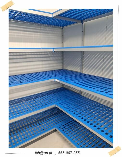 Półki regały do chłodni