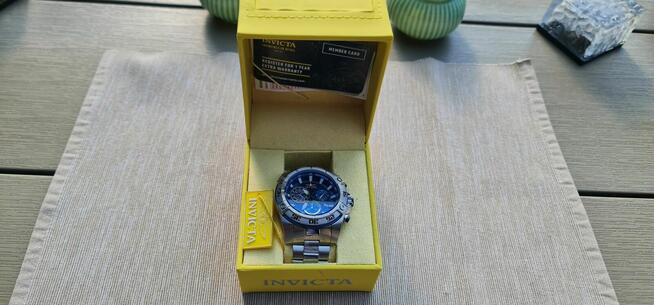 Przecena NOWY 1050 pln-260 pln Invicta Aviator Srebrny/Gran