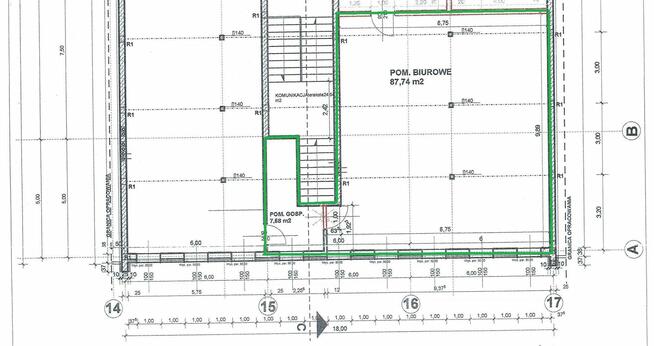 Wynajmiemy pomieszczenia biurowe o pow. ok. 96 m2