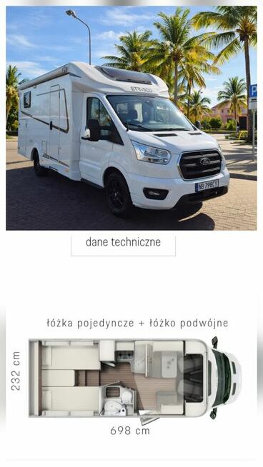 Wynajem kampera ETRVSCO Klimatyzacja postojowa sfull opcja