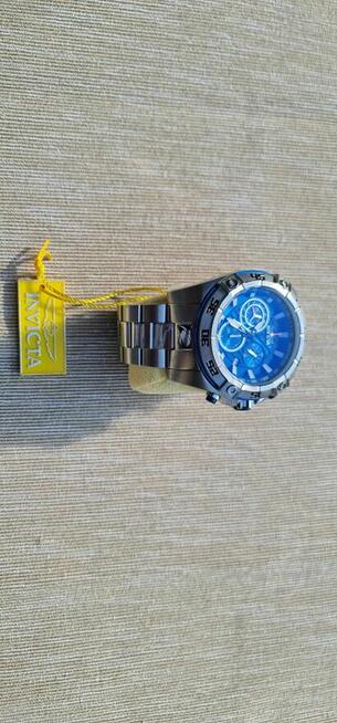 Przecena NOWY 1050 pln-260 pln Invicta Aviator Srebrny/Gran