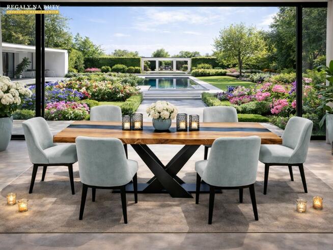 Stoły z litego drewna i żywicą epoksydową – stoły na wymiar