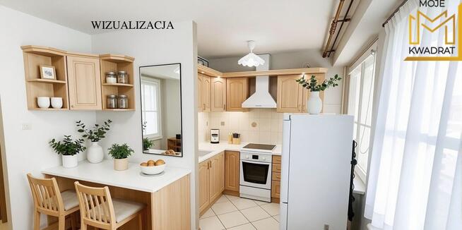 Mieszkanie 2 - pokojowe w niskim bloku.