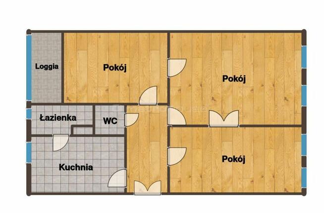 Mrągowo, przestronne mieszkanie w kamienicy