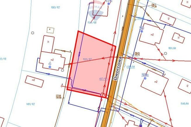 Działka budowlana 726 m² Jejkowice