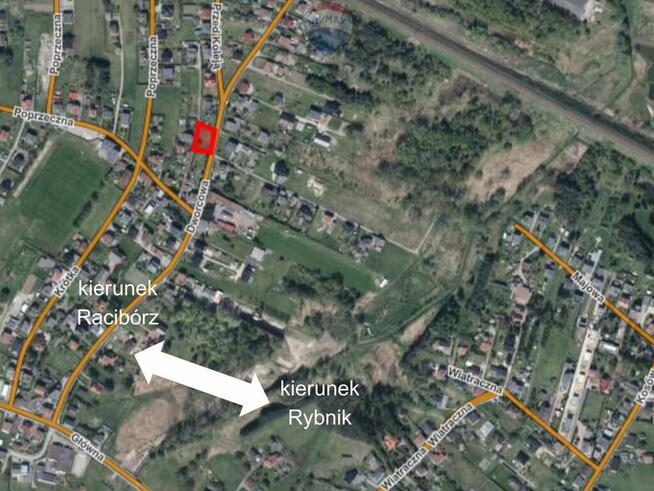 Działka budowlana 726 m² Jejkowice