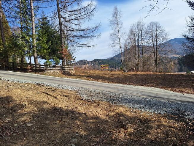 Działka pod lasem 826 m2, widok na Babią Górę!