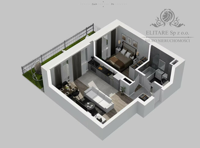 Mieszkanie 41,81m2, 2pok z ogrodem i tarasem, ogrz. miejskie /Kleczków, Wrocław