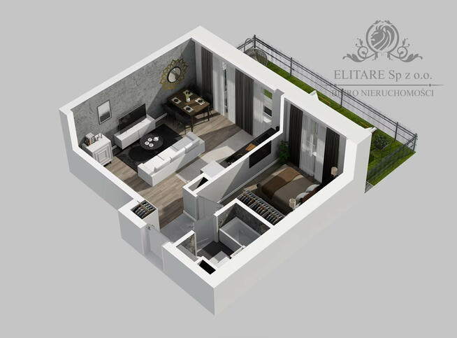 Mieszkanie 41,81m2, 2pok z ogrodem i tarasem, ogrz. miejskie /Kleczków, Wrocław