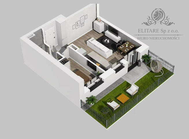 Mieszkanie 41,81m2, 2pok z ogrodem i tarasem, ogrz. miejskie /Kleczków, Wrocław