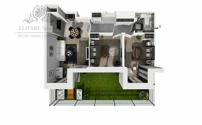 Mieszkanie 3pok. 62,44m2, ogród, ogrzewanie miejskie/ Kleczków