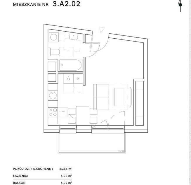Piękne mieszkanie z balkonem w zielonej i spokojnej okolicy