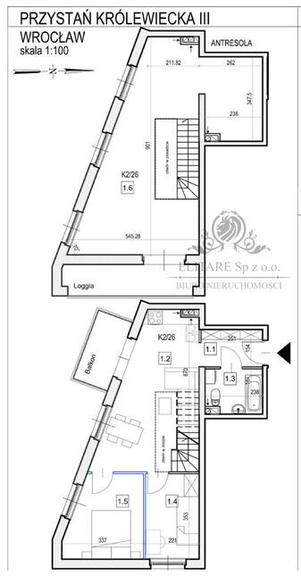 PROMOCJA! Dwupoziom. mieszk.4 pokojowe z balkonem/ loggią/Maślice