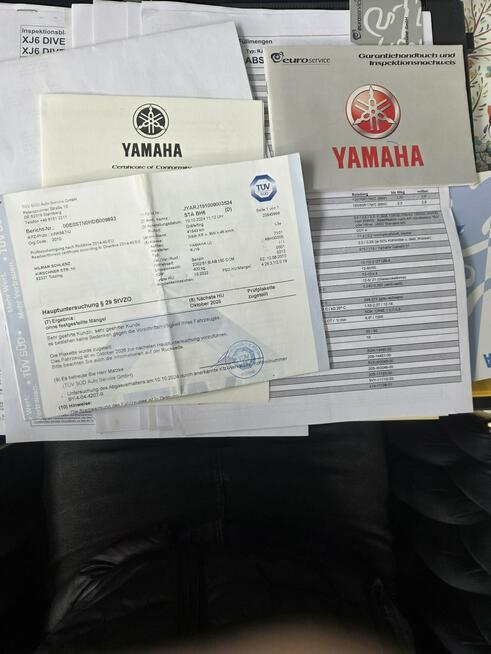 Yamaha XJ 6 Diversion F 600 R 2010 KSIĄŻKA Raty Transport Największy Wybór W PL