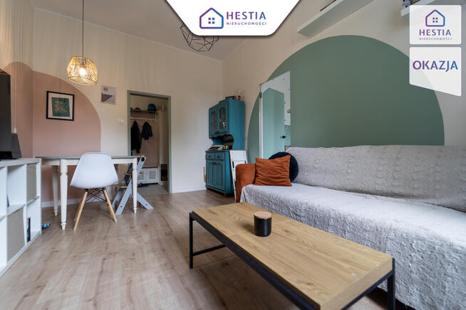 Rezerwacja. Urocze mieszkanie 2 pokojowe