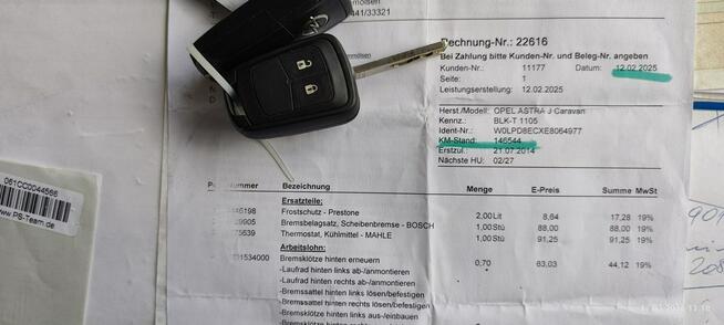 Opel Astra 1,4 140KM 156 tys.km/NAVI/Nowy rozrząd i olej/Stan bdb