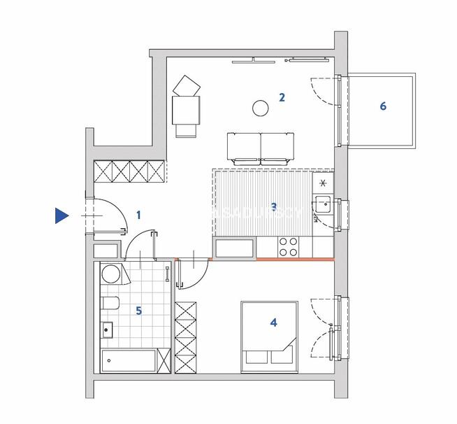 Mieszkanie Kraków Bronowice, Wizjonerów