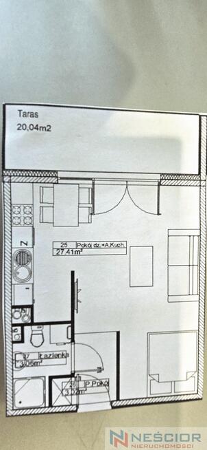 Jednopokojowe w stanie deweloperskim