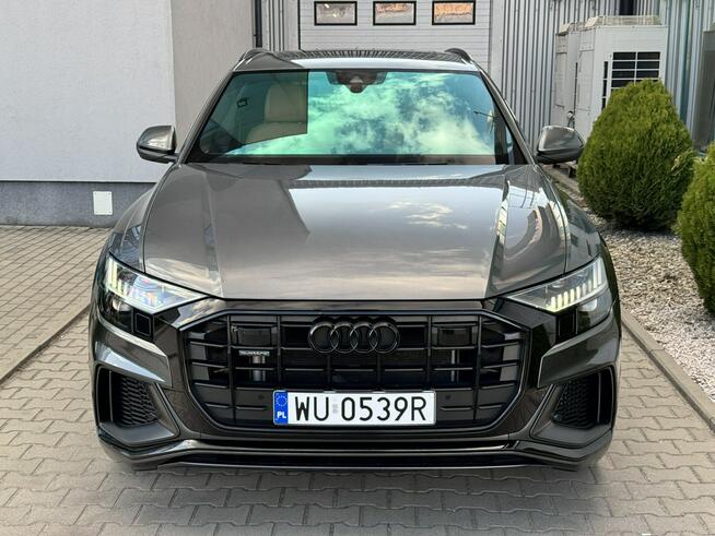 Audi Q8 3.0 TFSI 340KM. Webasto, Masaże, Wentylacja, Dociągi, Hak, FVAT23%,