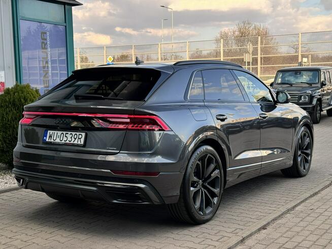 Audi Q8 3.0 TFSI 340KM. Webasto, Masaże, Wentylacja, Dociągi, Hak, FVAT23%,