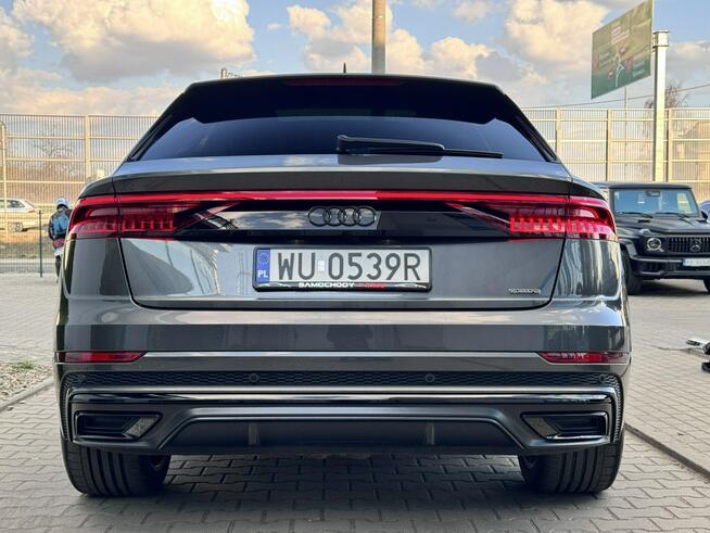 Audi Q8 3.0 TFSI 340KM. Webasto, Masaże, Wentylacja, Dociągi, Hak, FVAT23%,