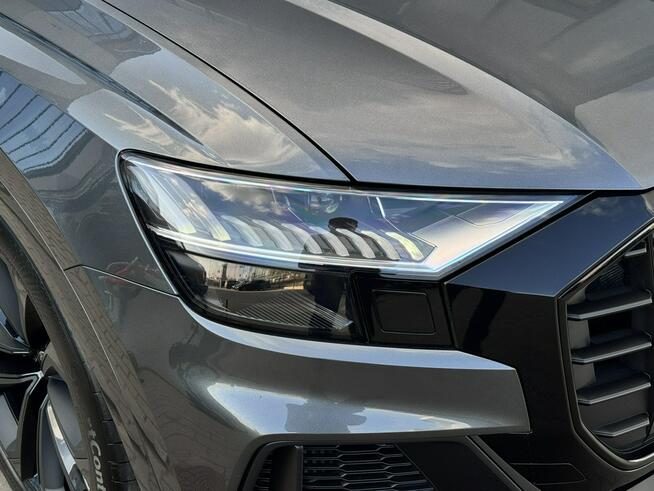 Audi Q8 3.0 TFSI 340KM. Webasto, Masaże, Wentylacja, Dociągi, Hak, FVAT23%,