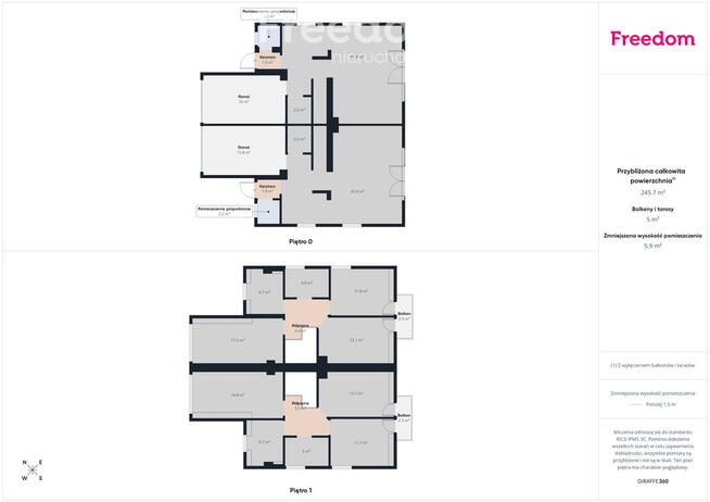 Dom dwulokalowy z garażem i ogrodem – Jamno