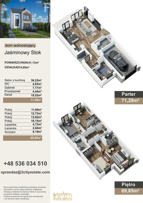 Dom wolnostojący - Gdańsk Kokoszki - 6 pokoi