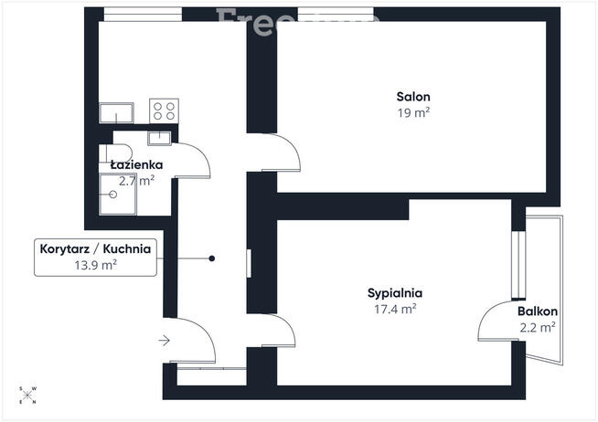 2 pokoje | niski blok | balkon | blisko Katowic