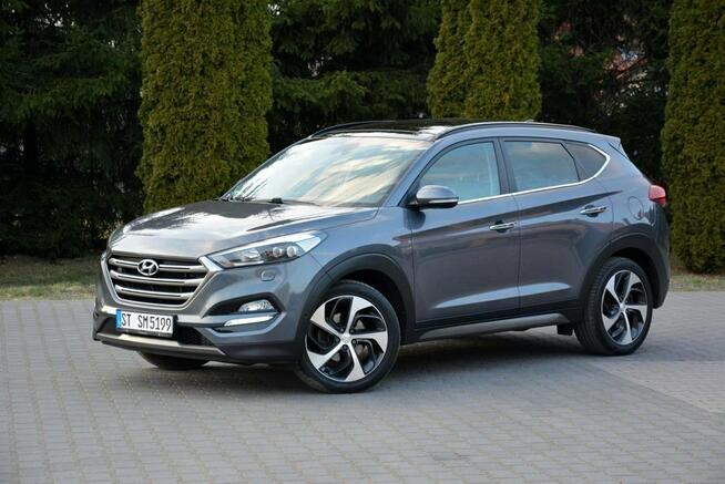 Hyundai Tucson Premium Skóry biXenon Led BLIS Panorama EL.Fotele Navi Kamera AWD