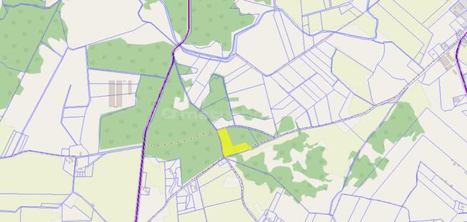 Działka leśna w otoczeniu parku krajobrazowego