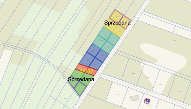 Działka budowlana Żanęcin gm. Wiązowna, Gościniec