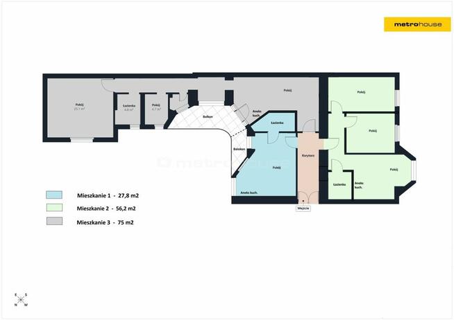 158 m2 Apartament, Katowice-Centrum ul. Gliwicka