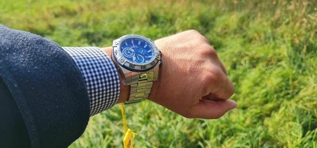 Przecena NOWY 1050 pln-260 pln Invicta Aviator Srebrny/Gran