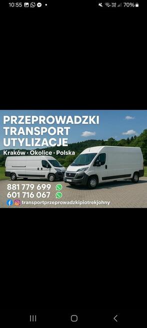 Przeprowadzki Kraków / Utylizacje / Transport - 881 779 699