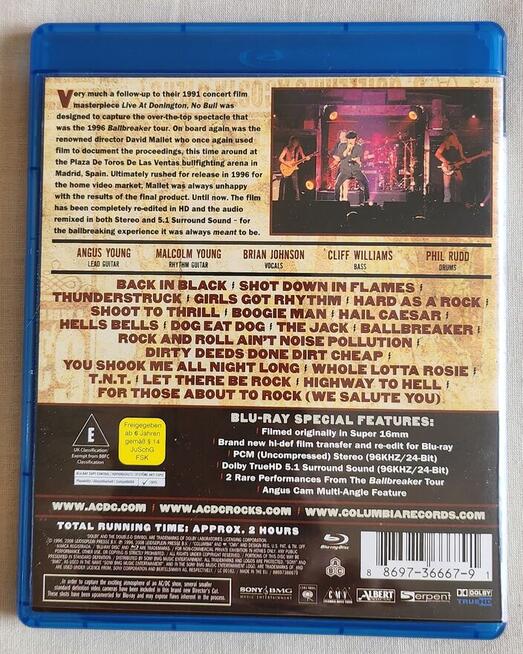 AC/DC koncert 1996 r blu-ray