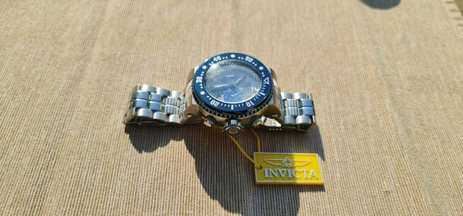 Przecena NOWY 650 pln-160 pln Invicta Pro Diver Srebrny/Gra