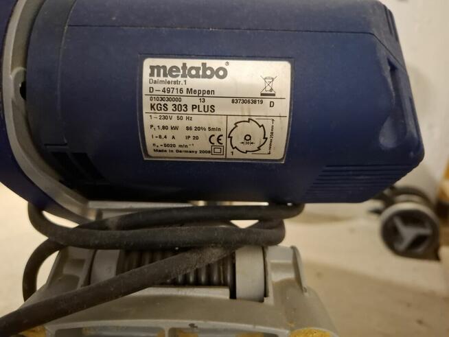 Piła Metabo KGS 303 Plus ukośnica kapówka