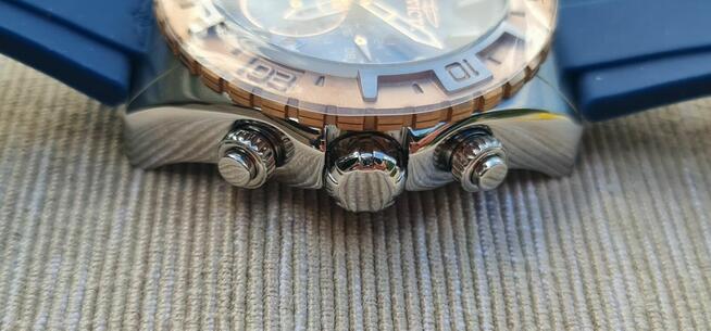 Przecena NOWY 450 PLN-125 PLN Invicta Aviator Granatowy/Zł