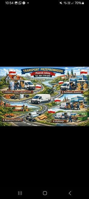 Przeprowadzki Kraków / Utylizacje / Transport - 881 779 699