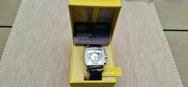 Przecena NOWY 950 pln -260 pln Invicta S1 Rally Srebrny/Skó