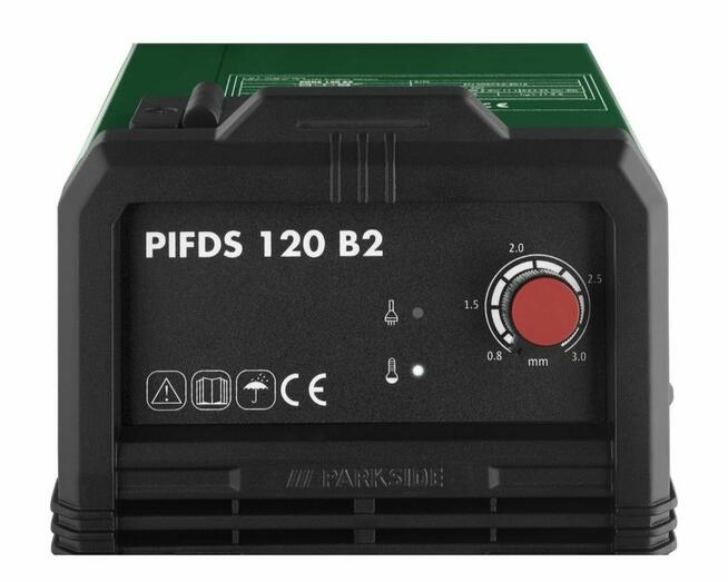 Inwerterowa spawarka na drut samoosłonowy PIFDS 120 B2