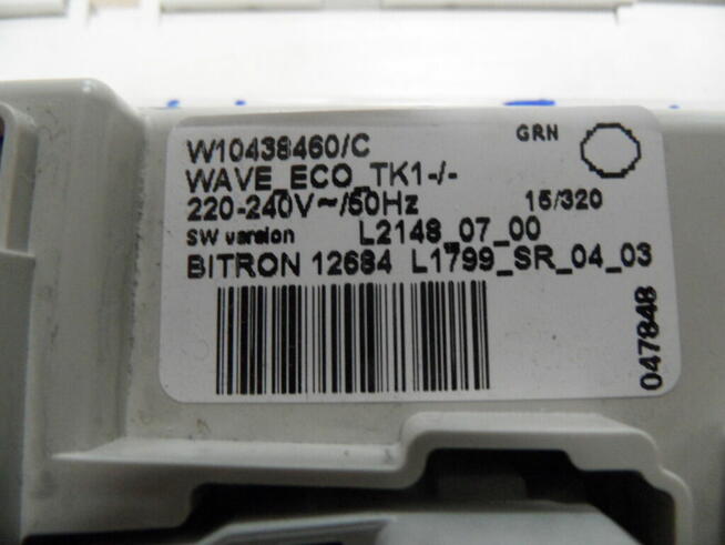 programator pralki whirlpool AWE6519 461975313566