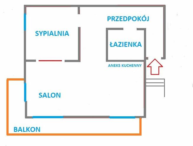 Kawalerka 52 m2 w okolicy Teatru Bagatela