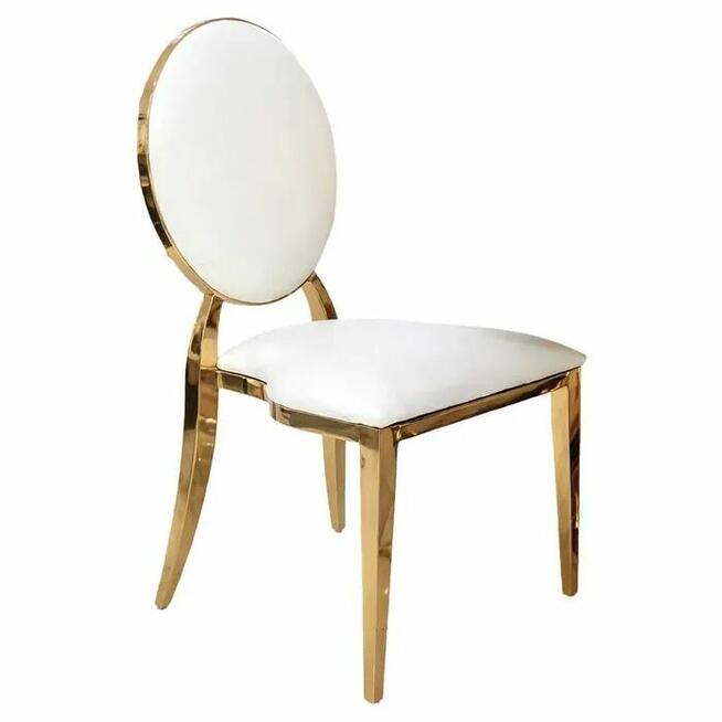 Krzesła Glamure Złote na Ślub Wesele Gdynia Gdańsk Sopot Wyn