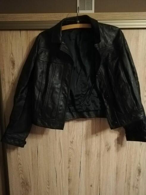 damska kurtka skórzana r. 50 jak nowa