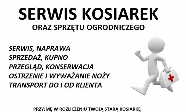 Serwis naprawa kosiarek i sprzętu ogrodniczego